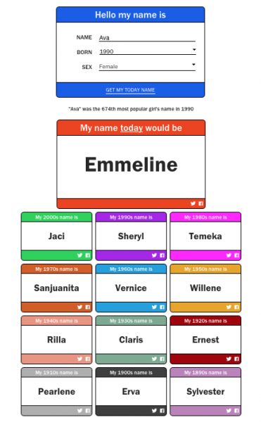 Η εφαρμογή που αποκαλύπτει ποιο θα ήταν το όνομά σου αν γεννιόσουν σήμερα!