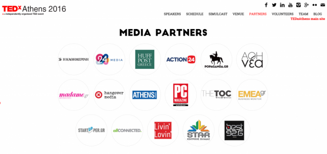 tedxathens origins media partners