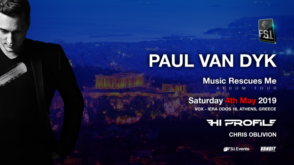PAUL VAN DYK Live @ VOX - IΕΡΑ ΟΔΟΣ 16