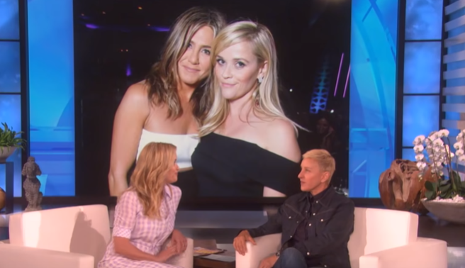 Η DeGeneres και η Witherspoon είχαν μία απολαυστική διαφωνία για το ποια είναι κολλητή της Jennifer Anniston!