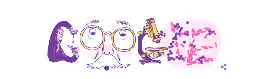 Το σημερινό doodle της Google είναι αφιερωμένο στον Hans Christian Gram