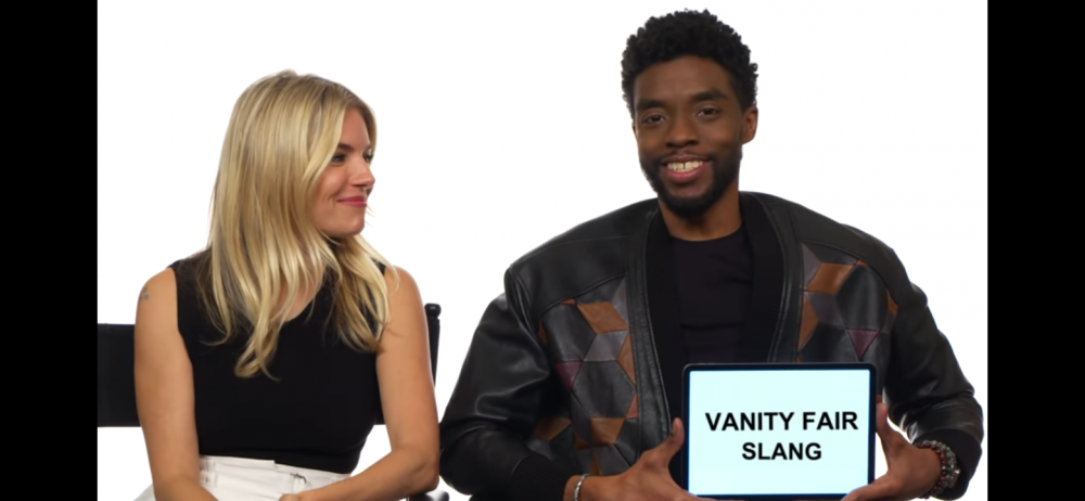 Η Sienna Miller και ο Chadwick Boseman μας διδάσκουν την δική τους slang κι είμαστε ενθουσιασμένοι!